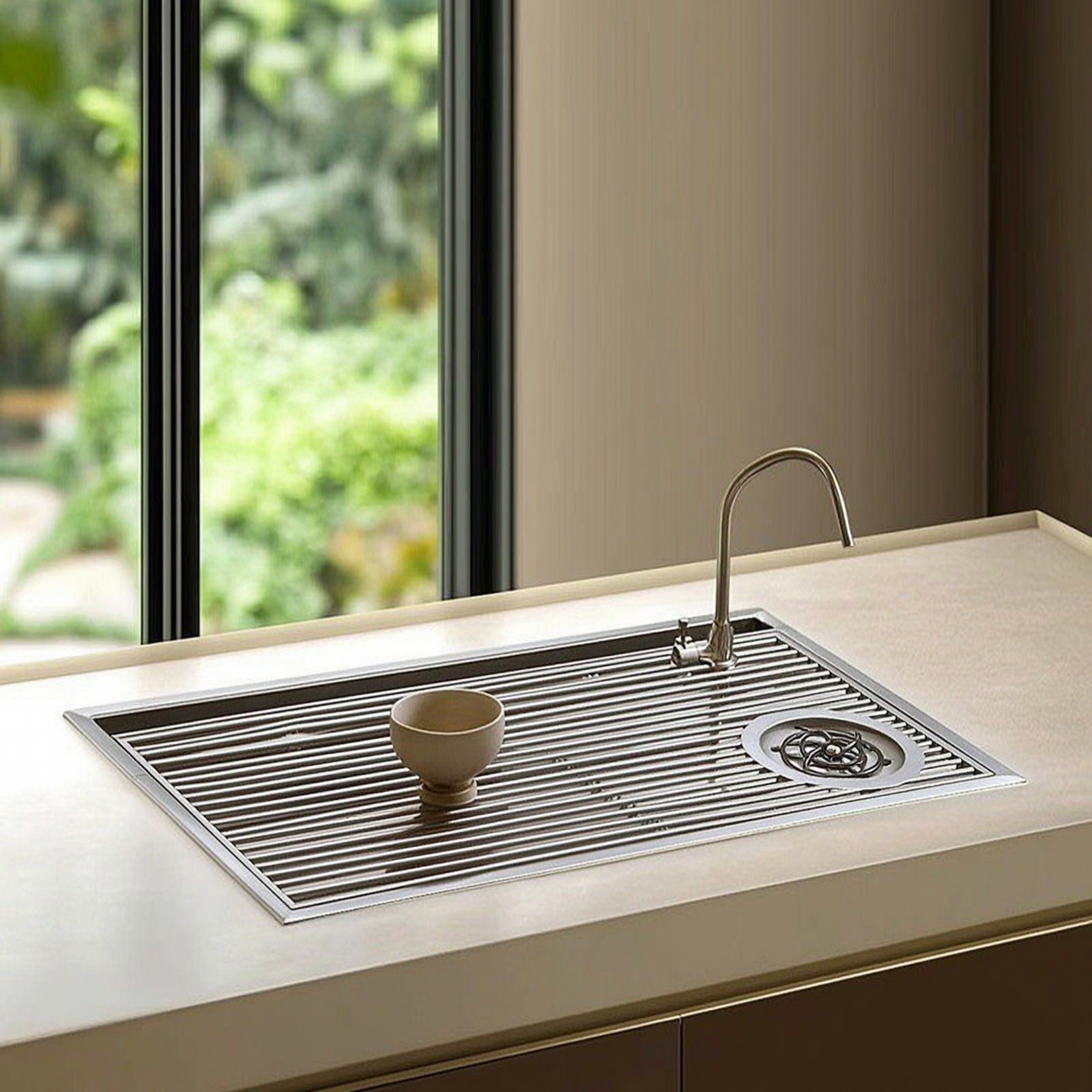 Bandeja de Chá Inox com Abertu - Home Barista avaliação e preço